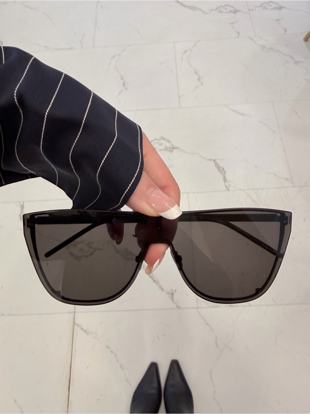 Saint Laurent SL1-B-MASK-003-99 Black Sunglasses